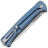 Нож Lion Steel Skinny stonewash сталь MagnaCut рукоять Blue Titanium/Carbon Fiber (SK01 BL)