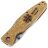 Нож Mcusta Sengoku Toyoyomi Hideyosi сталь VG-10/Damascus рукоять Yellow Pakka wood (MC-0182D)