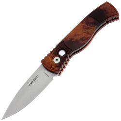 Нож Pro-Tech Tactical Response 2 stonewash сталь MagnaCut рукоять Del Fuego Aluminium (T201-DF)