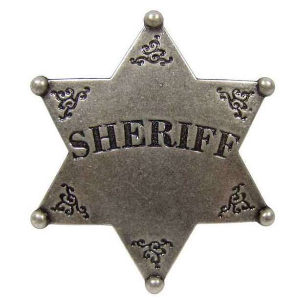 Значок звезда Шерифа DE-101 шестиконечная (Denix)