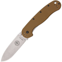 Нож ESEE Avispa stonewash сталь AUS-8 рукоять Coyote Brown GFN (BRK1301CB)