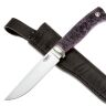 Нож Южный Крест Норт Эксперт сталь М390 рукоять мельхиор/микарта черно-фиолетовая (349.5364 М390)