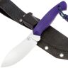 Нож 7 Ножей Нессмук Гибрид конвекс сталь AUS-10co рукоять Violet G10