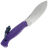 Нож 7 Ножей Нессмук Гибрид конвекс сталь AUS-10co рукоять Violet G10