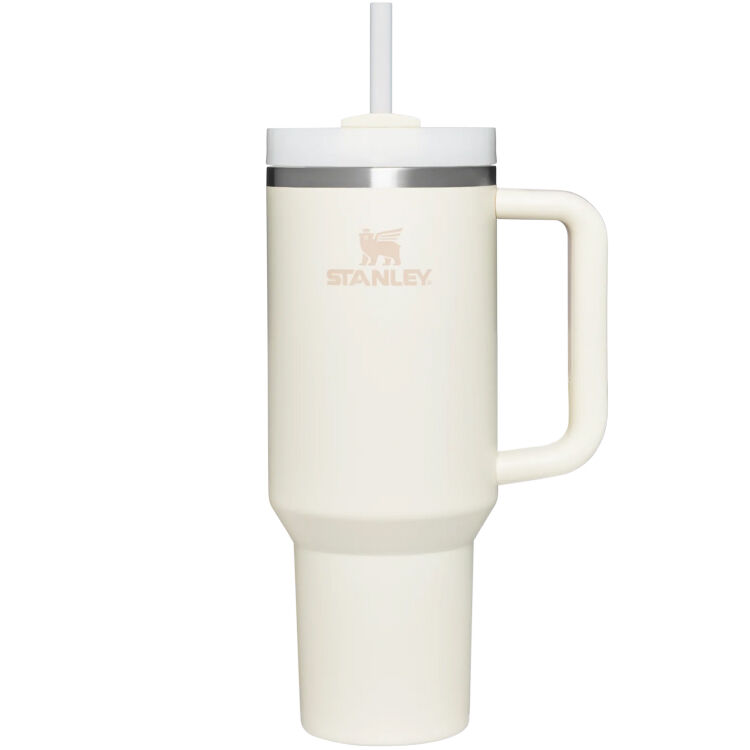 Термокружка Stanley Quencher H2.0 с трубочкой 1.18л бежевая (10-11913-088)
