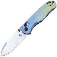 Нож Kizer Drop Bear stonewash сталь LC200N рукоять Gradient Titanium