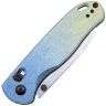 Нож Kizer Drop Bear stonewash сталь LC200N рукоять Gradient Titanium