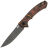 Нож ZT 0450CFDAMS Sinkevich сталь Damascusl Vegas Forge рукоять Carbon Fiber Orange/Red