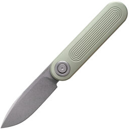 Нож Vosteed Corgi-V 295 stonewash сталь S35VN рукоять Pale Green Aluminum