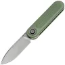 Нож Vosteed Corgi-V 295 stonewash сталь S35VN рукоять Pale Green Aluminum