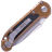 Нож Microtech LUDT Gen III T/E stonewash сталь M390MK рукоять Tan Aluminum (1136-10TA)