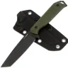 Нож Kizer Begleiter Fix Tanto black сталь AEB-L рукоять Green G10
