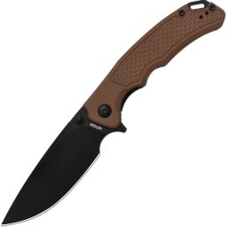 Нож Artisan Cutlery Tradition V2 PVD сталь AR-RPM9 рукоять Brown G10