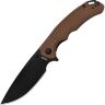 Нож Artisan Cutlery Tradition V2 PVD сталь AR-RPM9 рукоять Brown G10