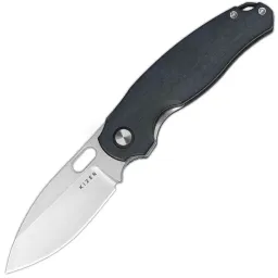 Нож Kizer Seagull stonewash сталь 14C28N рукоять Blue Canyon Richlite