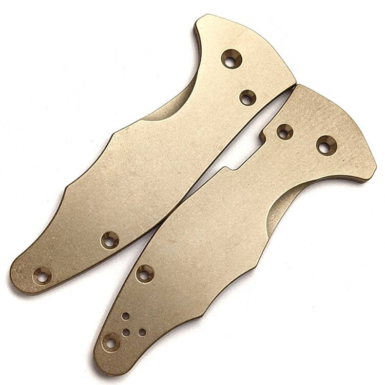 Накладки Flytanium для Spyderco Yojimbo 2 Brass