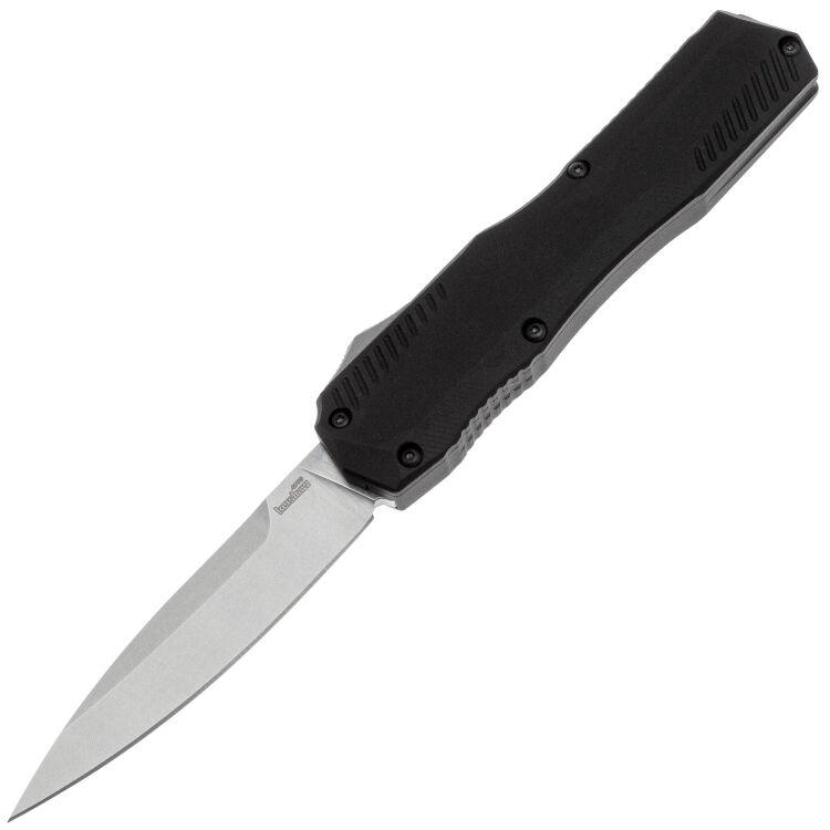 Нож Kershaw Livewire сталь CPM-20CV stonewash рукоять Black Aluminium (9000)
