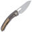 Нож Maxace Black Mirror Bronze сталь S90V рукоять SW Titanium