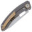 Нож Maxace Black Mirror Bronze сталь S90V рукоять SW Titanium