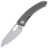 Нож Maxace Black Mirror Bronze сталь S90V рукоять SW Titanium