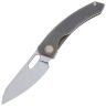 Нож Maxace Black Mirror Bronze сталь S90V рукоять SW Titanium