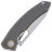 Нож Maxace Black Mirror Bronze сталь S90V рукоять SW Titanium