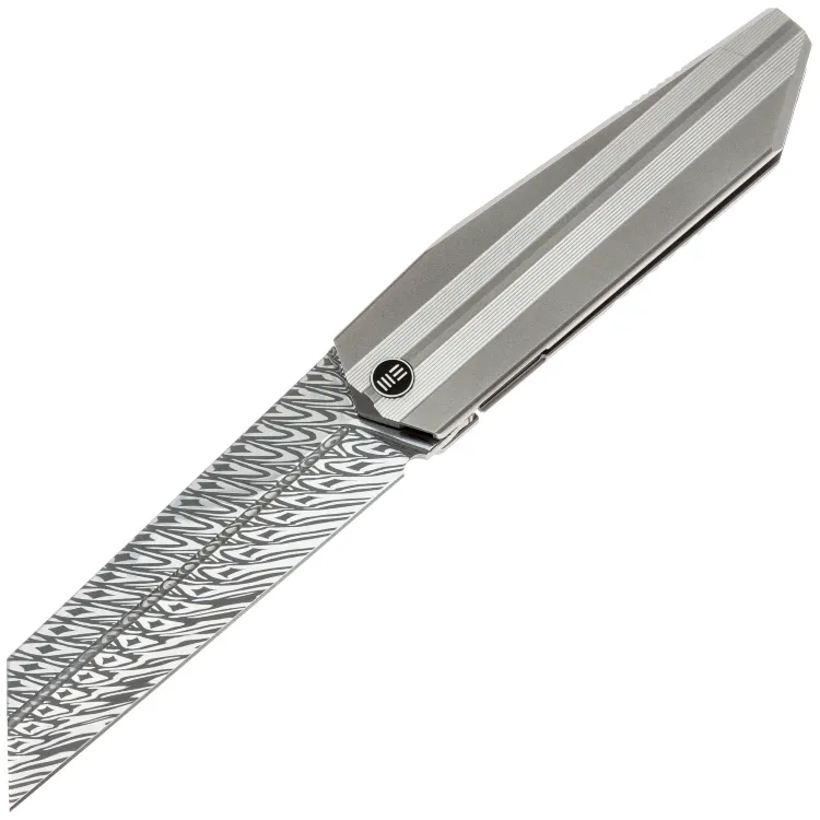 Нож WE Knife Collinear сталь Fafnir Damasteel рукоять Grey Ti/Satin Endcap (WE22034D-DS1)