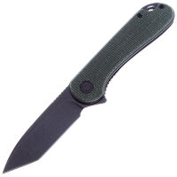 Нож CIVIVI Elementum Tanto Blackwash сталь D2 рукоять Green Micarta (C907T-E)