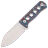 Нож QSP Canary сталь Brass Copper Damascus рукоять Red-White-Blue CF (QS141-H)