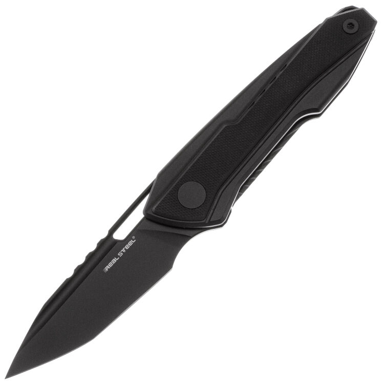 Нож Real Steel Bullet black сталь S35VN рукоять Black Ti/Black G10 (5221B)