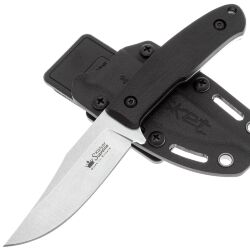 Нож Kizlyar Supreme Asket stonewash сталь VG-10 рукоять Black G10