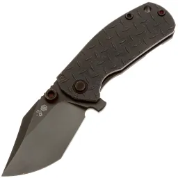 Нож Rike Knife Smelter-B сталь M390 рукоять Diamond Dark Gray Titanium