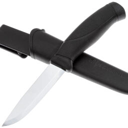 Нож Mora Companion Black сталь Stainless steel рукоять TPE (12141)