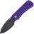 Нож CIVIVI Baby Banter blackwash сталь Nitro-V рукоять Purple G10 (C19068S-4)