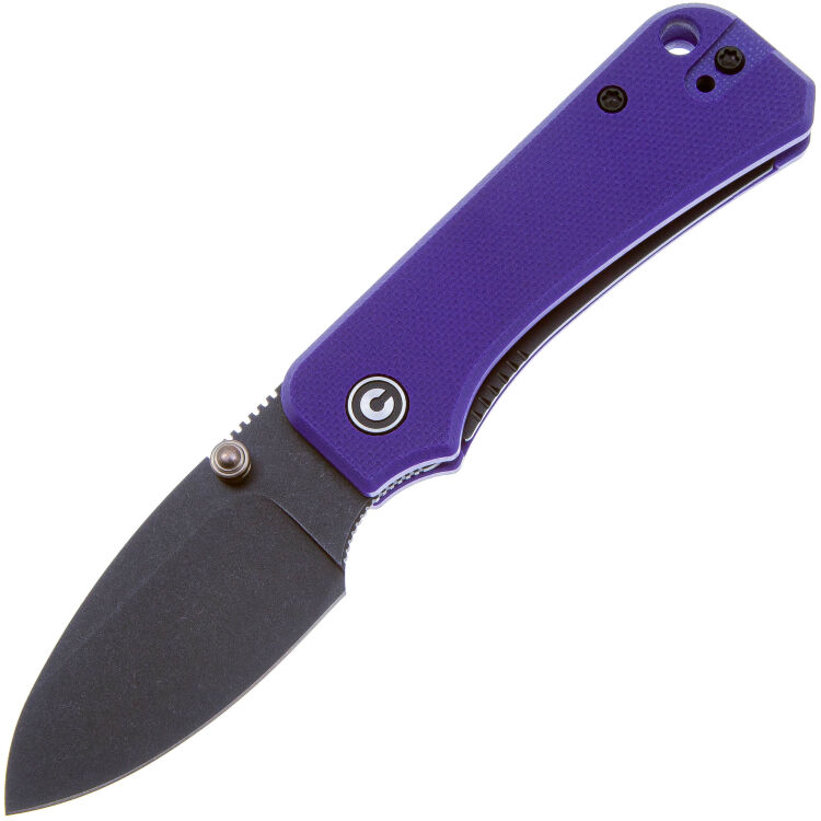 Нож CIVIVI Baby Banter Blackwash сталь Nitro-V рукоять Purple G10 (C19068S-4)