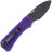 Нож CIVIVI Baby Banter blackwash сталь Nitro-V рукоять Purple G10 (C19068S-4)