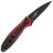 Нож Kershaw Leek black сталь MagnaCut рукоять Red/Black Gradient Aluminium (1660GRDBLK)