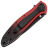 Нож Kershaw Leek black сталь MagnaCut рукоять Red/Black Gradient Aluminium (1660GRDBLK)