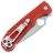 Нож Daggerr Sting Mini stonewash сталь D2 рукоять Red G10