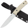 Нож Owl Knife Barn-S сталь Vanax рукоять микарта Джинс бежевая