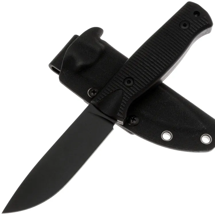 Нож HOT Knife Hoot black сталь D2 рукоять Black G10