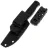 Нож HOT Knife Hoot black сталь D2 рукоять Black G10