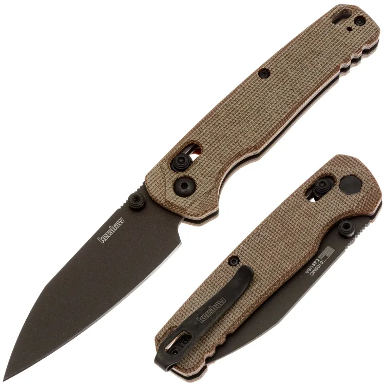 Нож Kershaw Bel Air dark bronze сталь Cru-Wear рукоять Micarta (6105MC)