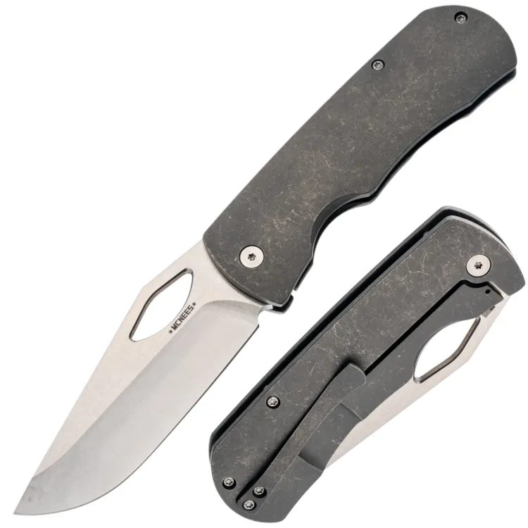 Нож McNees Dixon stonewash сталь MagnaCut рукоять Atomic Stonewashed Titanium
