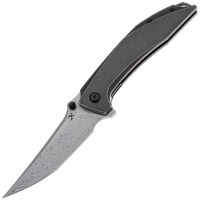 Нож Kansept Baku сталь Damascus рукоять Blackwash Titanium