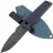 Нож с Котом Жак С сталь Elmax рукоять серо-голубой G10