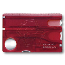Швейцарская карточка Victorinox Swiss Card Nailcaire Red (0.7240.T)