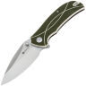 Нож Sencut Hyrax satin сталь 9Cr18MoV рукоять Green/Ivory G10 (S23097-2)