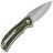 Нож Sencut Hyrax satin сталь 9Cr18MoV рукоять Green/Ivory G10 (S23097-2)