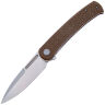 Нож CIVIVI Cetos сталь 14C28N рукоять Brown Micarta/Steel (C21025B-1)